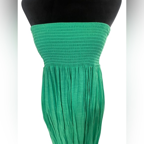 Green Swim Summer Beach Split Thigh Cover Up Skirt,dress - Picture 7 of 9